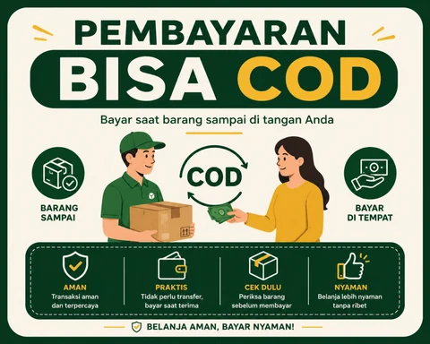 Pembayaran bisa COD