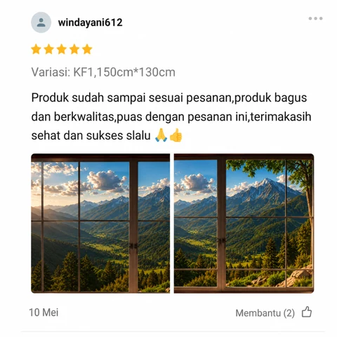 pemandangan syahdu Baru